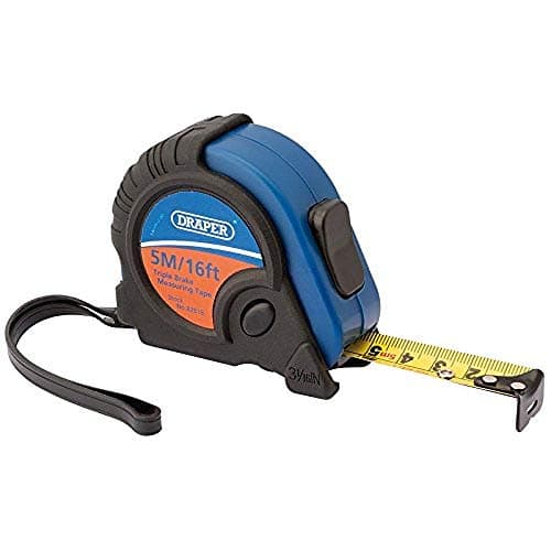 Image of Draper 82818 Professional Measuring Tape,Black and Blue,5 m/16 ft
