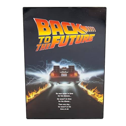 Image of Fizz Creations Back To The Future Poster Light, USB Powered with Included Cable, Free Standing or Wall Mountable Poster Mood Light A4 Size. Officially Licensed Back To The Future Merchandise
