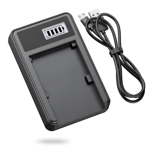 Image of Battery Charger for Nikon 1 V2 Digital Camera - Works with USB Plug | Computer | Power Bank - Smart LCD Display For Accurate Battery Charge Status - Replacement for Charger MH-28 for EN-EL21 Battery