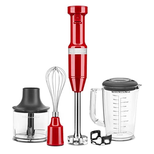 Image of KitchenAid 5KHBV83EER Hand Blender, Imperial Red