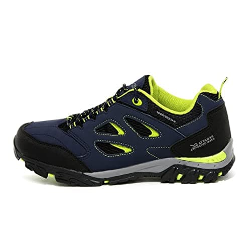Image of Regatta Kids Holcombe Low Rise Walking Trainers - Lime Punch - 13K UK