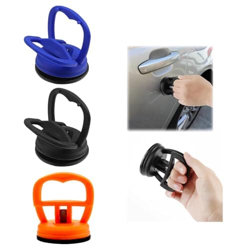 Image of 3 Pcs Car Dent Puller,6cm Small Suction Cups Dent Puller Removal Repair Kit Remover Tool for Car,Powerful Bodywork Recover Professional Accessories for Heavy Objects Moving Vehicle Surface Cars Body