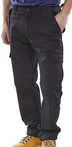 Image of COMBAT TROUSERS BLACK 32