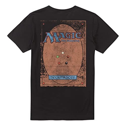 Image of Cotton Soul Magic The Gathering Retro Logo Unisex T Shirt, Black, XX-Large