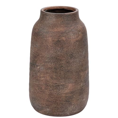 Image of Briful 9.6" Tall Ceramic Vase for Flowers, 24.5cm Tall Vases Rustic Bronze Vases, 3.3-inch Opening Large Flower Vase for Pampas, Dry Plants, Fresh Flowers, Home Kitchen Decor