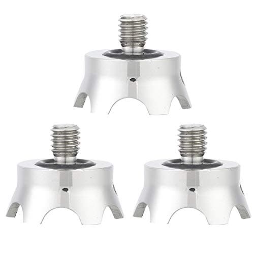 Image of Mavis Laven Tripod Spikes, 3 Pcs Stainless Steel 3/8 Inch Interface Durable Non-slip Camera Tripod Spike for Manfrotto Gitzo