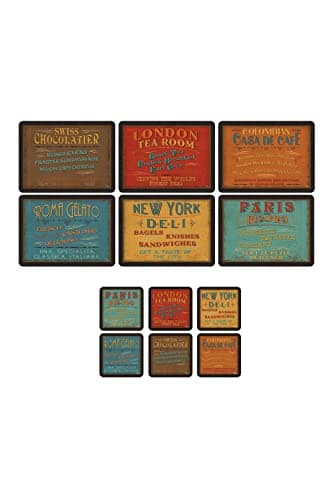 Image of Pimpernel Lunchtime, 6 Placemats + 6 Coasters