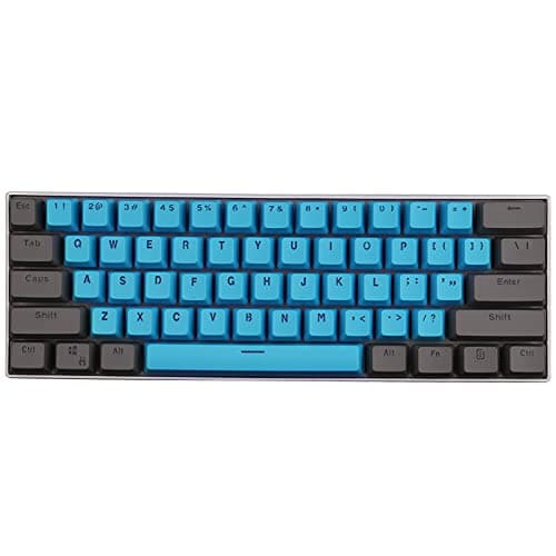Image of PBT Keycaps - 61 Keys Two-Color Backlight for Mechanical Keyboards: Ducky / GH60 / RK61 / ALT61 / Annie / Poker (Keycaps Only)
