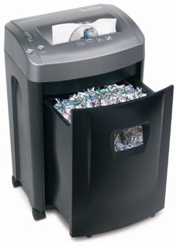 Image of Swordfish 1500XCD 15 Sheet Cross Cut Paper/Document Shredder ref: 45011, Black
