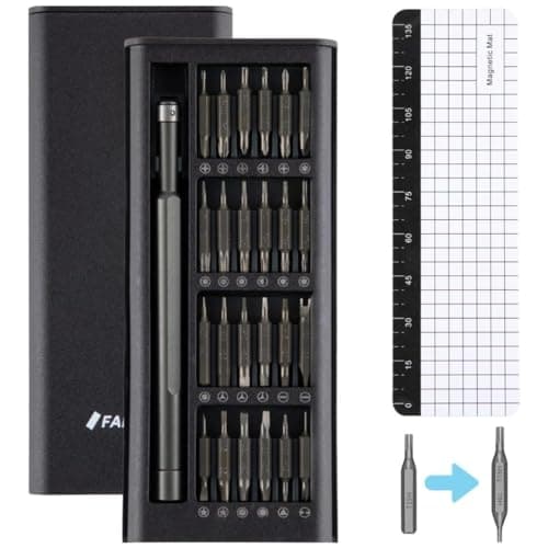Image of FANACAN Precision Mini Screwdriver Set, The Ultimate Electronic Repair Tool Kit for iPhone, iPad, MacBook, Computer, Laptop, PC, Tablet, Phone, PS4, PS5, Switch, Xbox