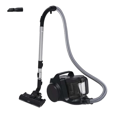 Image of Hoover HP2 Powerful Cylinder Vacuum Cleaner - Bagless, Small, Lightweight, Corded with Washable EPA Filter, Large 2.5L Bin Capacity, Onboard Accessories, 10m Working Radius, 850w [HP2Z10A]