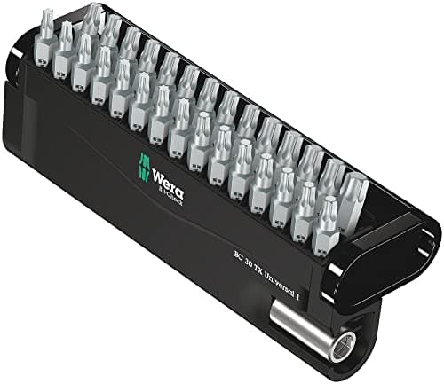 Image of Wera 05057908001 Bit-Check 30 TX Universal 1 Torx Bit Set (30-Piece)
