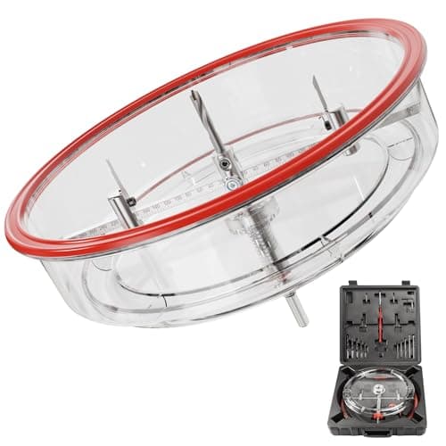Image of HAUTMEC Adjustable Hole Saw Cutter Kit, 1.6"–11.8"(40–300mm) Large Size, Heavy-Duty Bi-Metal Hole Cutter with PC Dust Shield, Adjustable Arbor & Pilot Bit for Wood, Plastic, Drywall – HTHOH25014