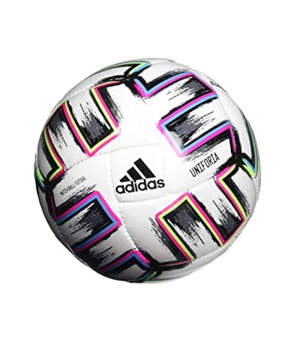 Image of adidas Uniforia Pro Sala Football Ball White/Black/Signal Green/Light Cyan