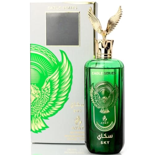 Image of Ayat Perfumes Sky Eau de Parfum 100ml | Arabian Perfume from Dubai for Men & Women | Presented in an Elegant Eagle-Shaped Bottle