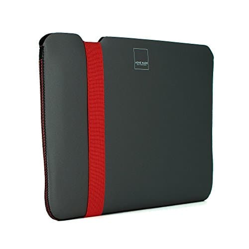 Image of Acme Made Skinny Sleeve for MacBook Air 11-Inch - Grey/Poppy Orange