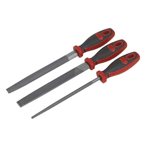 Image of Sealey Ak572 200Mm Engineer's File Set 3Pc