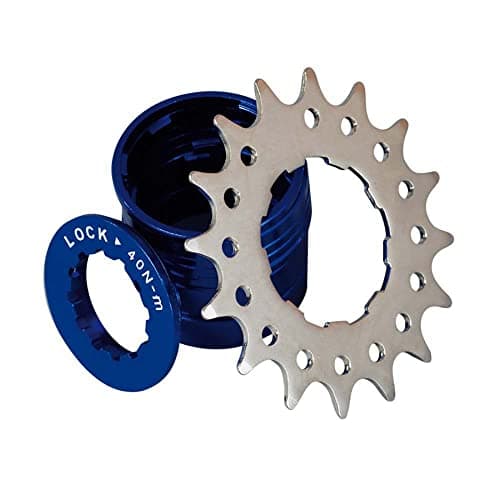 Image of SB3 Single Speed Spacer Kit Blue Ano Bleu spacers