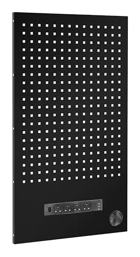 Image of Sealey Superline PRO® Black Edition Modular Back Panel with Power Bar 600mm - APMS3BEBP