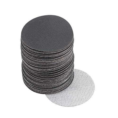 Image of TA-VIGOR 50Pcs 50mm Wet and Dry Sanding Discs, 400 Grit 2 Inch Hook and Loop Sandpaper Electrostatic Sand Planting Silicon Carbide Sanding Discs