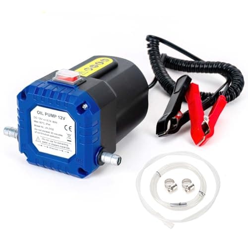 Image of LEMOTO 12V 80W Oil Change Pump Extractor With Overload Protection,Upgraded Engine Oil Extraction Diesel Fluid Pump Extractor Scavenge Suction Transfer Pump, Electric Oil Pump with Tubes