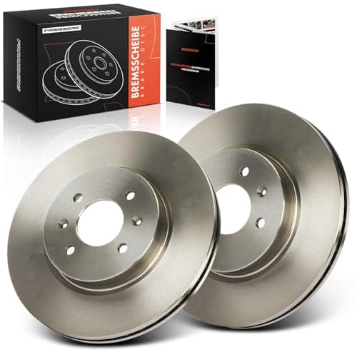 Image of Frankberg Brake Disc Set incl. 2x Discs Front Vented Ø280mm Compatible with i20 Coupe GB i20 GB IB Rio III UB Rio IV FB SC YB Replace# 51712C8500