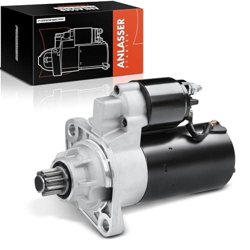 Image of Frankberg Starter Motor Compatible with A3 1999-2003 Ibiza 2002-2004 Leon 1999-2006 Fabia 2003-2004 O.c.t.a.v.i.a 2000-2006 Golf 1997-2006 Polo 2003-2005 S.h.a.r.a.n 1999-2010