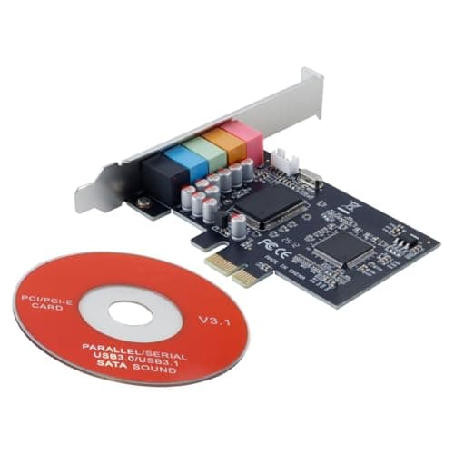 Image of Hoite 5.1 Internal Sound Card for PC for Windows Xp/7 3D Stereo Card CMI8738 PCI-E 7/Vista/XP 32/64-Bit