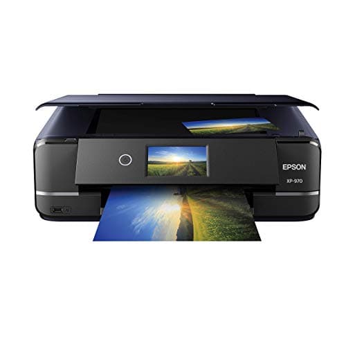 Image of Epson Expression Photo XP-970 Wireless Color Photo Printer with Scanner and Copier, Black
