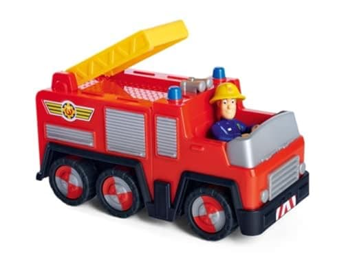 Image of Simba - Fireman Sam - Jupiter Mini Truck - 17cm Vehicle - Sam Figure Included - 109252505038 Multi-Coloured