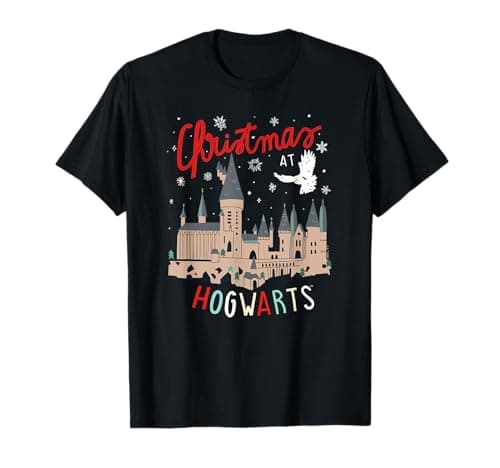 Image of Harry Potter Christmas at Hogwarts T-Shirt