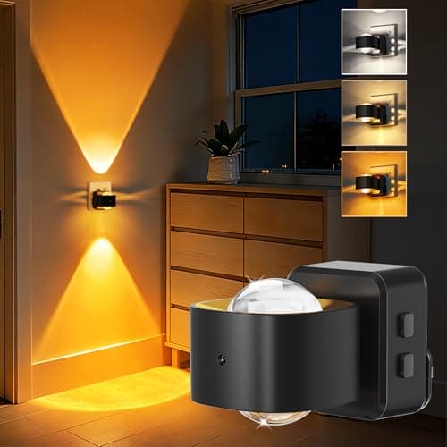 Image of LOHAS-LED Night Light Plug in Wall, 3 Color Temperature(Amber/3000K/5000K), 180° Rotating Plug, Dusk to Dawn Sensor, 3 Adjustable Brightness, Plug in Night Light for Hallway, Bedroom, Stair, 1 Pack