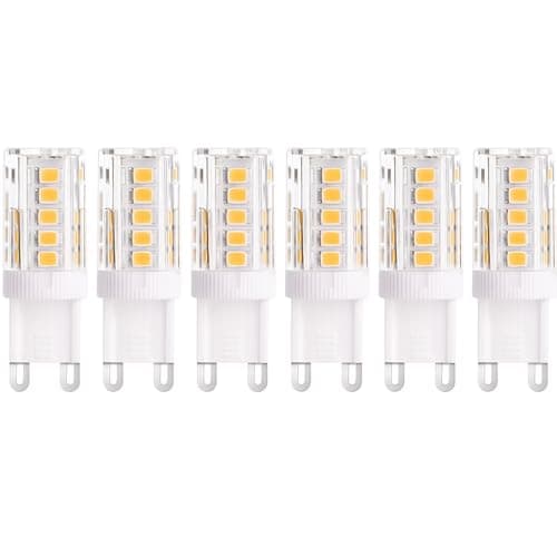 Image of Kanlux G9 LED Bulbs 10 Pack, Dimmable 3.5W LED Capsule Bulbs, Cool White 6500K, 385LM, G9 Bi-Pin Base, 220-240V, 320° Beam Angle, Energy Saving Halogen Replacement for Lamps & Chandeliers