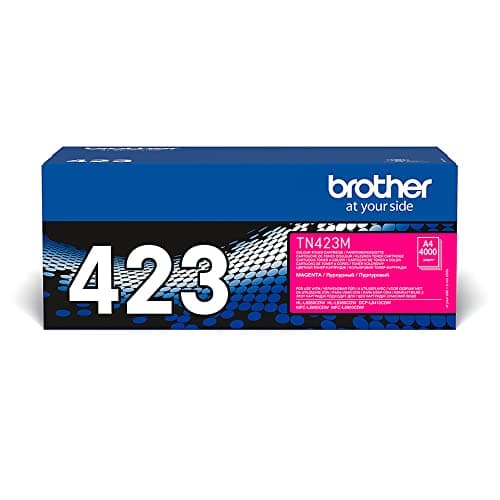 Image of Brother TN-423M Toner Cartridge, Magenta, Single Pack, High Yield, Includes 1 x Toner Cartridge, Brother Genuine Supplies