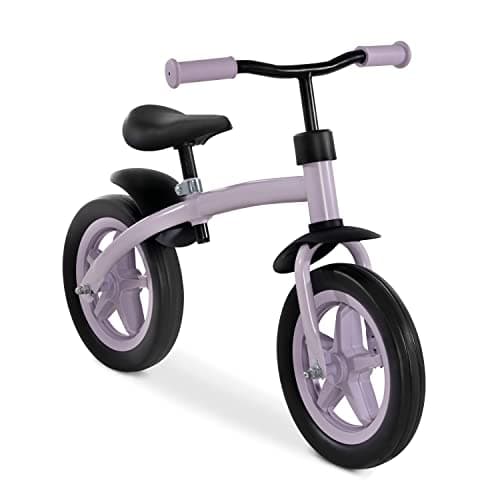 Image of Hauck Balance Bike Super Rider 12 for Toddlers Aged 2 - 4 Years, 12 Inch EVA Wheels, Adjustable Saddle and Handlebar (Lavender)