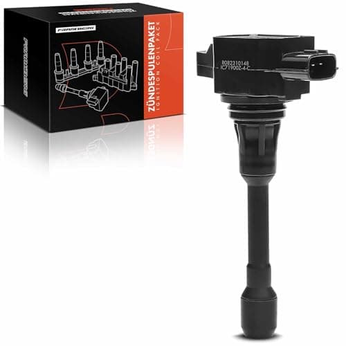 Image of Frankberg 1x Ignition coil Compatible with Caravan Cube Juke Note Micra IV Teana II Sentra VII Qashqai +2 I Rogue Tiida Versa II X-Trail Koleos I Replace# 224481HC0A