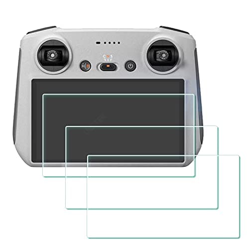 Image of ULBTER Screen Protector for DJI Mini 5 Pro/Mini 4 Pro / 3 Pro (DJI RC/RC 2 RC2) Monitor Remote Controller Tempered Glass 0.3mm 9H Hardness Accessory Anti-Scrach Anti-Bubble [3 Pack]
