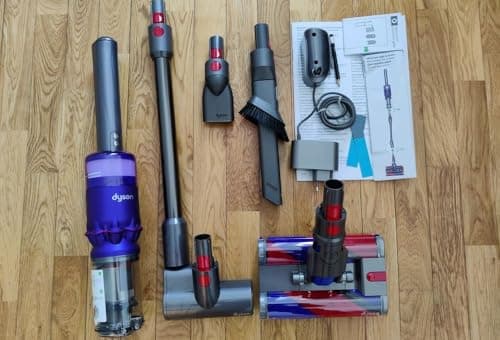 Image of Dyson Omni-Glide Cordless Vacuum Cleaner Silver/Purple with Finoo Gift