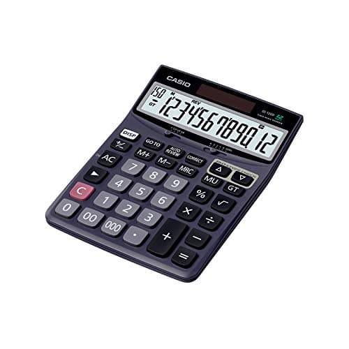 Image of Casio DJ-120D - calculators (Desktop, Basic calculator, Black, Plastic, LR44)