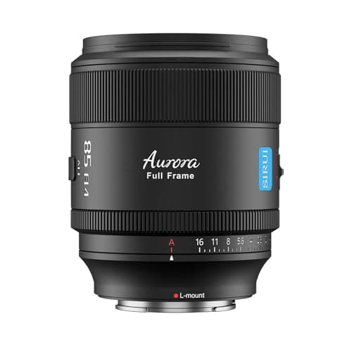 Image of SIRUI Aurora 85mm F1.4 Full Frame for L Mount, Telephoto Prime Lens, Auto Focus Cameras Lens, Lightweight Cine lens, Compatible for Leica/Panasonic S1,DC-S1,S5, Lumix DC-S5, S5M2, S9, for Sigma FP/FPL