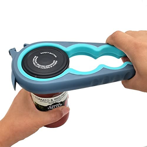 Image of Otstar Jar Opener Bottle Opener and Ring Pull Can Opener for Weak Hands Arthritis Hands, Elderly