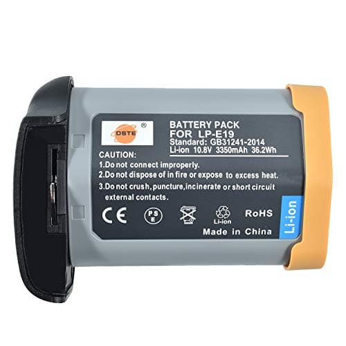 Image of DSTE LP-E4N Li-ion Battery Compatible with Canon LP-E19, EOS-1D X Mark II, EOS-1D X, EOS-1D Mark IV, EOS-1Ds Mark III, EOS-1D Mark III