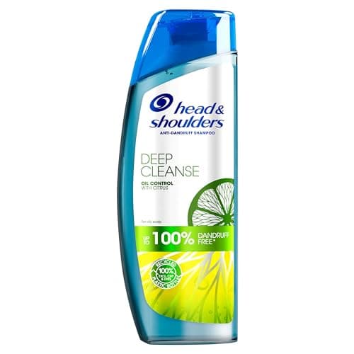 Image of Head & Shoulders Clarifying Shampoo For Greasy Hair, Anti-Dandruff Shampoo, Removes Build Up On Scalp, Deep Cleanse Shampoo For Men & Woman, Up To 72h Dandruff Protection, 300 ml