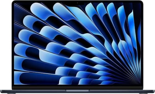 Image of 2023 Apple MacBook Air with Apple M2 Chip (15-inch, 16GB RAM, 256GB SSD Storage) (QWERTY English) Midnight (Renewed)