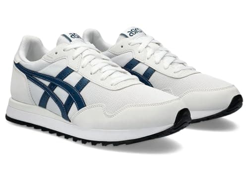 Image of ASICS 1201A792-103 Tiger Runner II Men White/Vintage Indigo UK 3