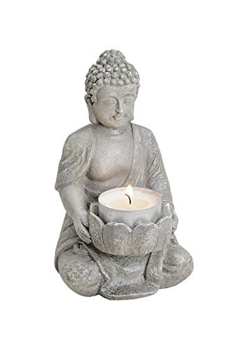 Image of Buddha Tea Light Holder 14 cm Buddha Figurines Buddha Figurine – Buddha Budda Statue meditation feng shui