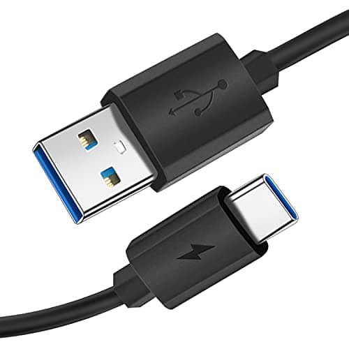 Image of Type-C Charger Charging Cable for Sony WH-1000XM3 WF-1000XM3 WH-XB900N WH-CH510, AKG Y400, Y600NC, Bose NCH700 Wireless Headphones (5FT Black)