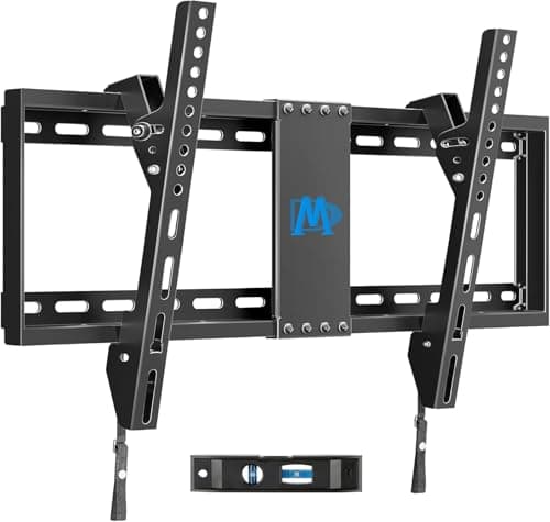 Image of Mounting Dream Tilt TV Wall Mount Bracket for Most 37-82 Inch LED, LCD, OLED, Plasma TVs up to VESA 600x400mm and 60kg, Incl. Fischer Wall Plugs, Tilting TV Bracket MD2268-LK-02
