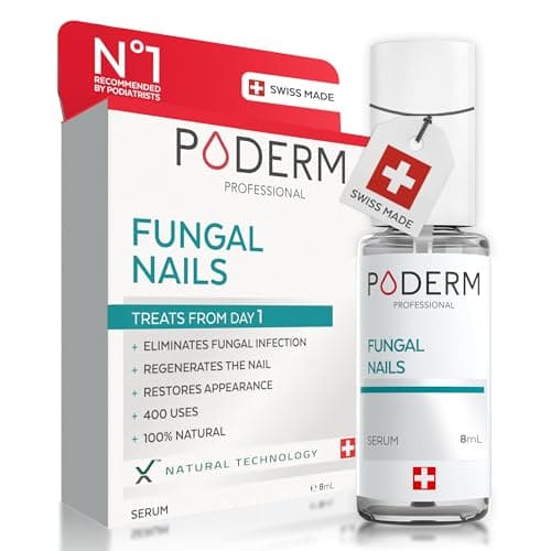 Image of PODERM - FUNGAL NAIL TREATMENT - Nail Fungus Treatment for Toenail - Exceptional and Powerful Plants Anti-Fungal Restorative Properties - Professional Foot/Hand Treatment - Quick&Easy - Swiss Made