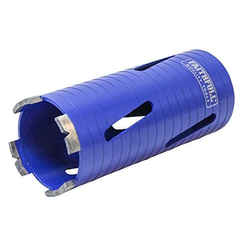 Image of Faithfull FAIDCD65 Dry Diamond Core Bit, Blue, 65 mm x 150 mm